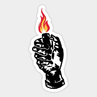 Fire in The Hand Sticker